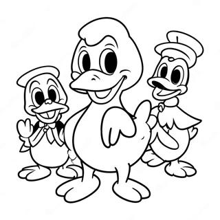 Donald Duck Coloring Pages