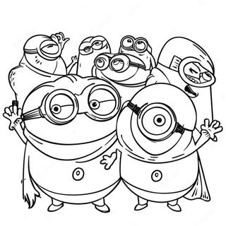 Minions The Rise Of Gru Coloring Pages