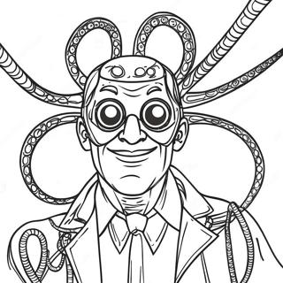 Doc Ock With Tentacles Coloring Page 16871-13333