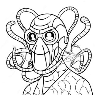 Doc Ock With Tentacles Coloring Page 16871-13336