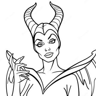 Maleficent Coloring Pages