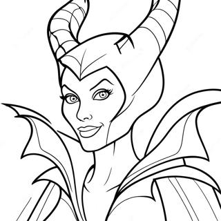 Maleficent Coloring Page 16960-13378