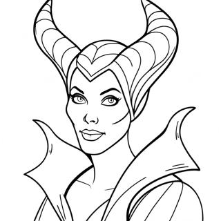 Maleficent Coloring Page 16960-13379