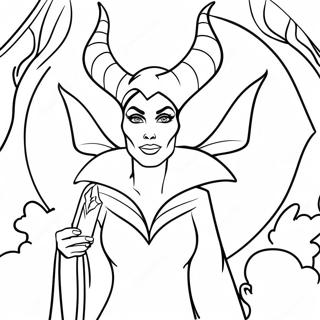 Maleficent Coloring Page 16960-13380