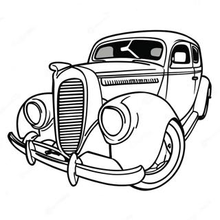 Easy Car Coloring Pages