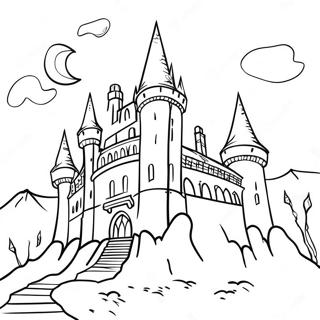 Dracula S Spooky Castle Coloring Page 1701-1372