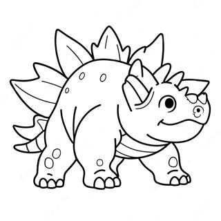 Stegosaurus Coloring Page 17020-13427