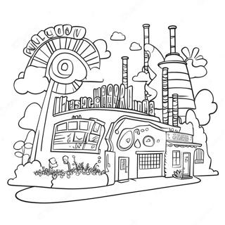 Willy Wonka S Whimsical Factory Coloring Page 17031-13433