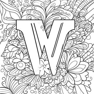 Letter W Coloring Page 17050-13451