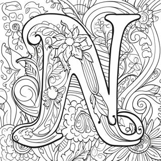 Whimsical Letter W Coloring Page 17051-13446