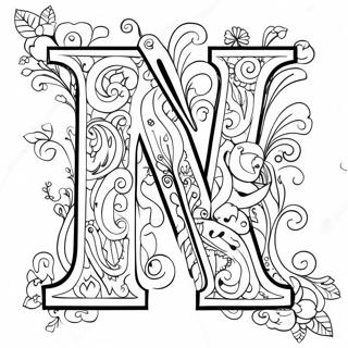 Whimsical Letter W Coloring Page 17051-13447