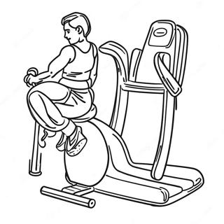 Exercise Coloring Pages