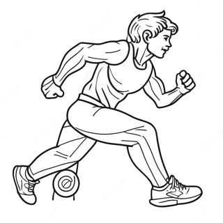 Exercise Coloring Page 17070-13454