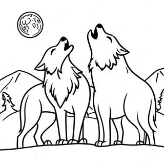 Timberwolves Coloring Pages