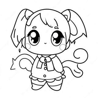 Kawaii Cute Anime Coloring Pages