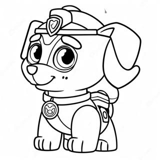 Zuma Paw Patrol Boyama Sayfası 17120-13557