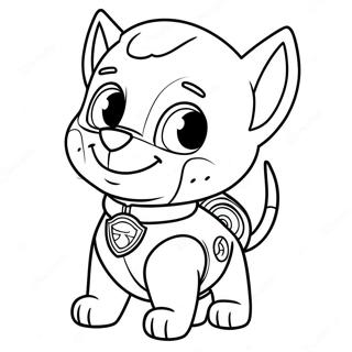 Zuma Paw Patrol Boyama Sayfası 17120-13558