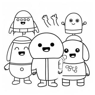 Hey Duggee And Friends Coloring Page 17141-13523