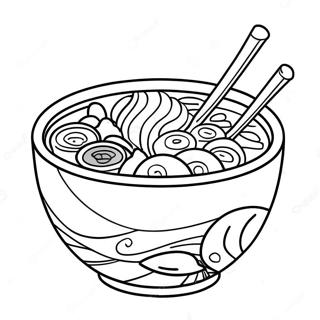 Ramen Skål Farvelægningsside 17160-13531