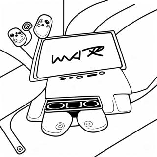 Nintendo Switch Coloring Page 1720-1388