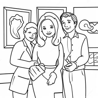 Friends Tv Show Coloring Page 17210-13572