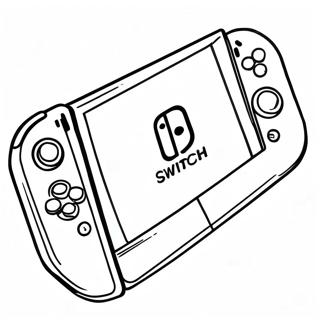 Nintendo Switch Coloring Pages