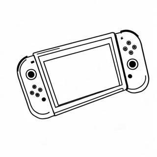 Colorful Nintendo Switch Console Coloring Page 1721-1382