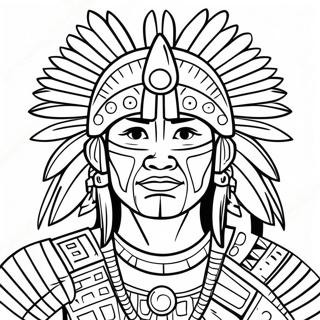 Aztec Coloring Pages