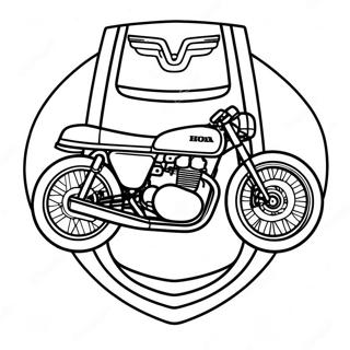 Honda Logo Coloring Page 17280-13631