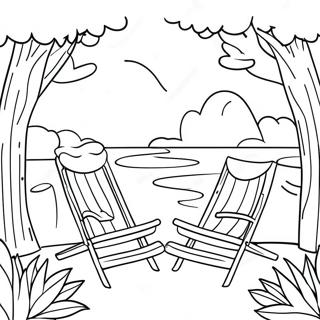 Relaxing Nature Wellness Coloring Page 17291-13638