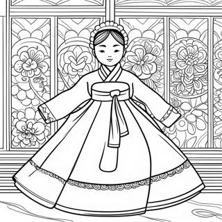 Korean Coloring Pages