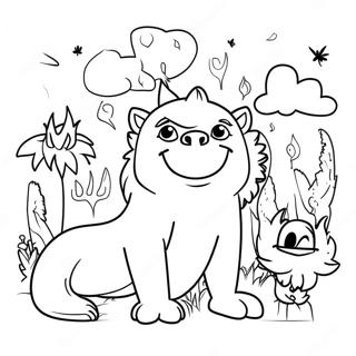 Wild Things Adventure Coloring Page 17321-13662