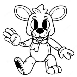 Mangle Fnaf Character In Action Coloring Page 17361-13697