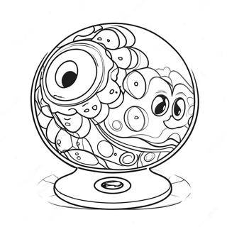 Pop It Fidget Toy Coloring Page 17370-13701