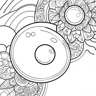 Pop It Fidget Toy Coloring Page 17370-13703