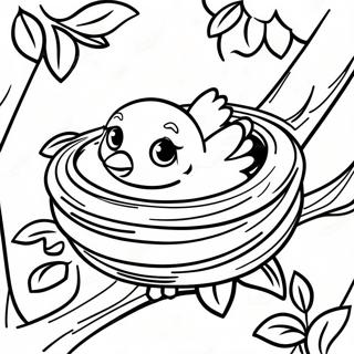 Baby Bird Coloring Pages