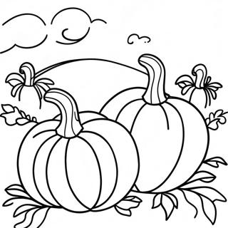 Pumpkin Patch Coloring Pages