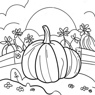 Pumpkin Patch Coloring Page 1740-1419