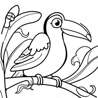 Toucan Coloring Pages