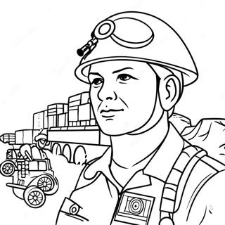 Military Coloring Page 17450-13763