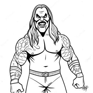 Wwe The Fiend Coloring Pages