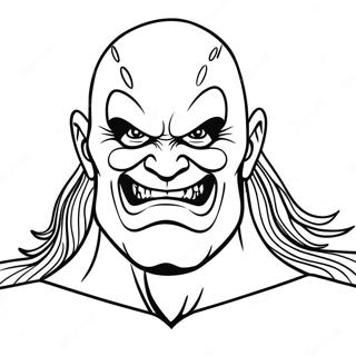 The Fiend Wwe Coloring Page 17460-13770