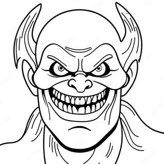 The Fiend With Fiery Eyes Coloring Page 17461-13774