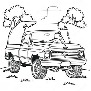 Chevy Truck Coloring Pages