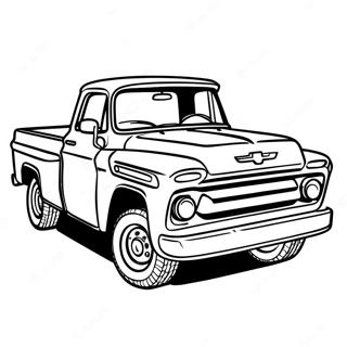 Chevy Truck Coloring Page 1750-1391