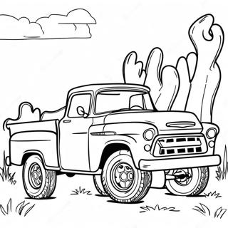 Chevy Truck Coloring Page 1750-1392