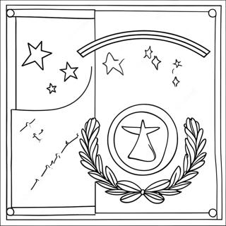 Tennessee State Flag Coloring Page 17570-13868