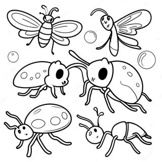 Bugs Coloring Page 17610-13890