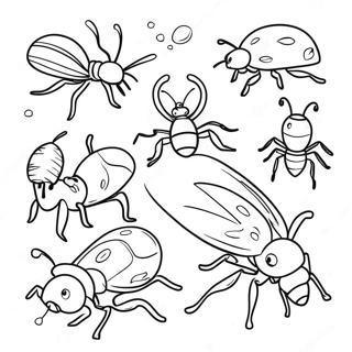 Bugs Coloring Page 17610-13892