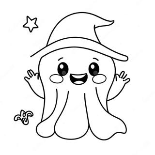 Aesthetic Halloween Coloring Pages